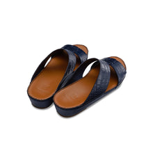 Load image into Gallery viewer, Arabic Sandal Buckle in Navy Blue

