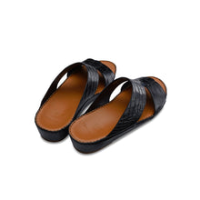 Load image into Gallery viewer, Arabic Sandal Buckle Black
