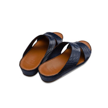 Load image into Gallery viewer, Arabic Sandal Crown in Navy Blue

