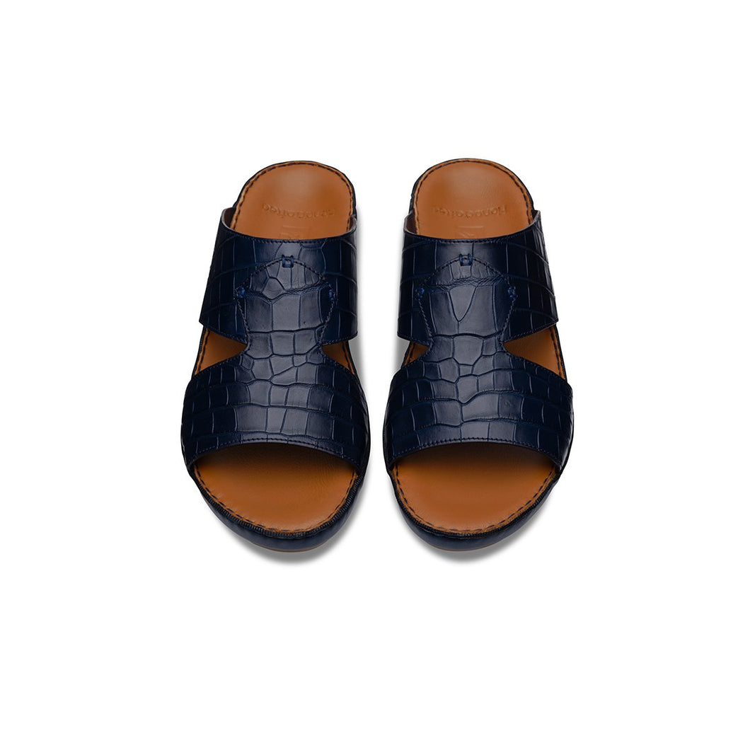 Croc leather sandals 